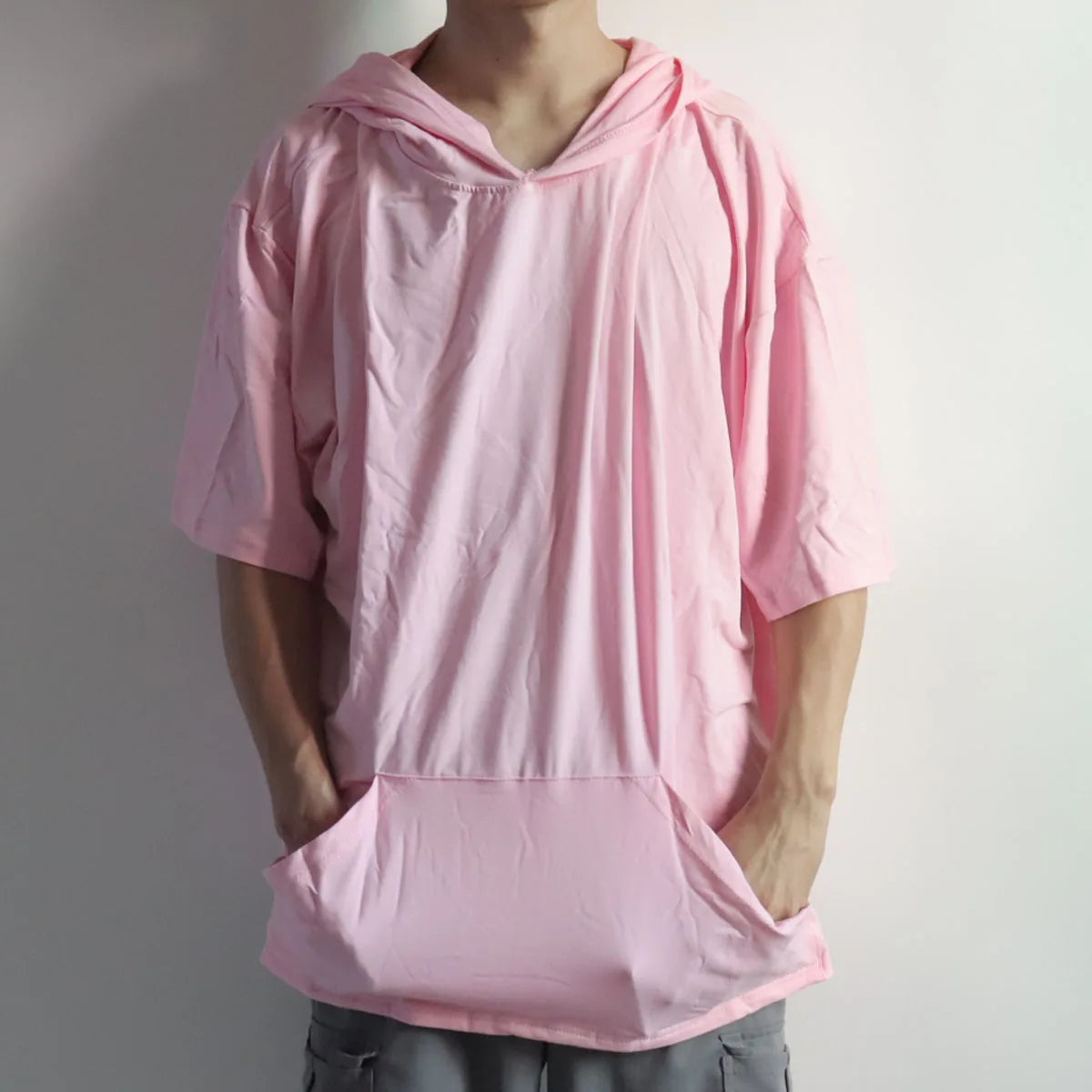 Summer Oversized Hoodie Men 9XL Bust 150cm 5XL 6XL 7XL 8XL Cotton Large Size Sweatshirts