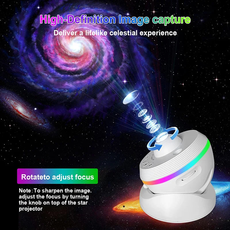 Galaxy Projector Lights Star Lamp with Meteor Effects and Timer LED Space Galaxy Lamp Room Decor for Adults Kids Christmas Gift