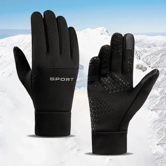 Winter warm gloves - Windproof and cold-resistant cycling gloves - Suitable for both men and women - For running