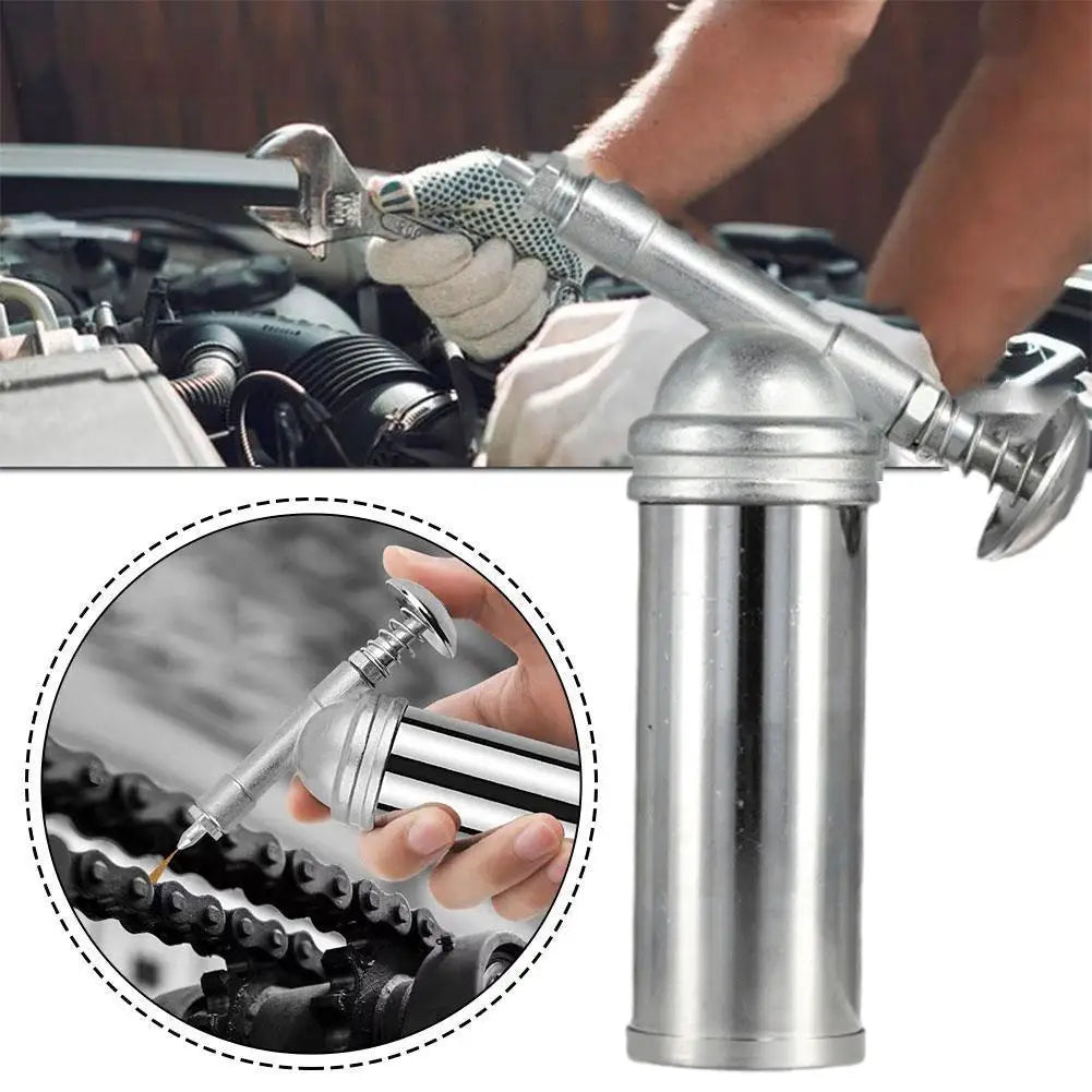 Mini Grease Gun Machine 80cc Capacity 1000PSI Output Pressure Oiler Handheld High Pressure Oiler Hand Tools