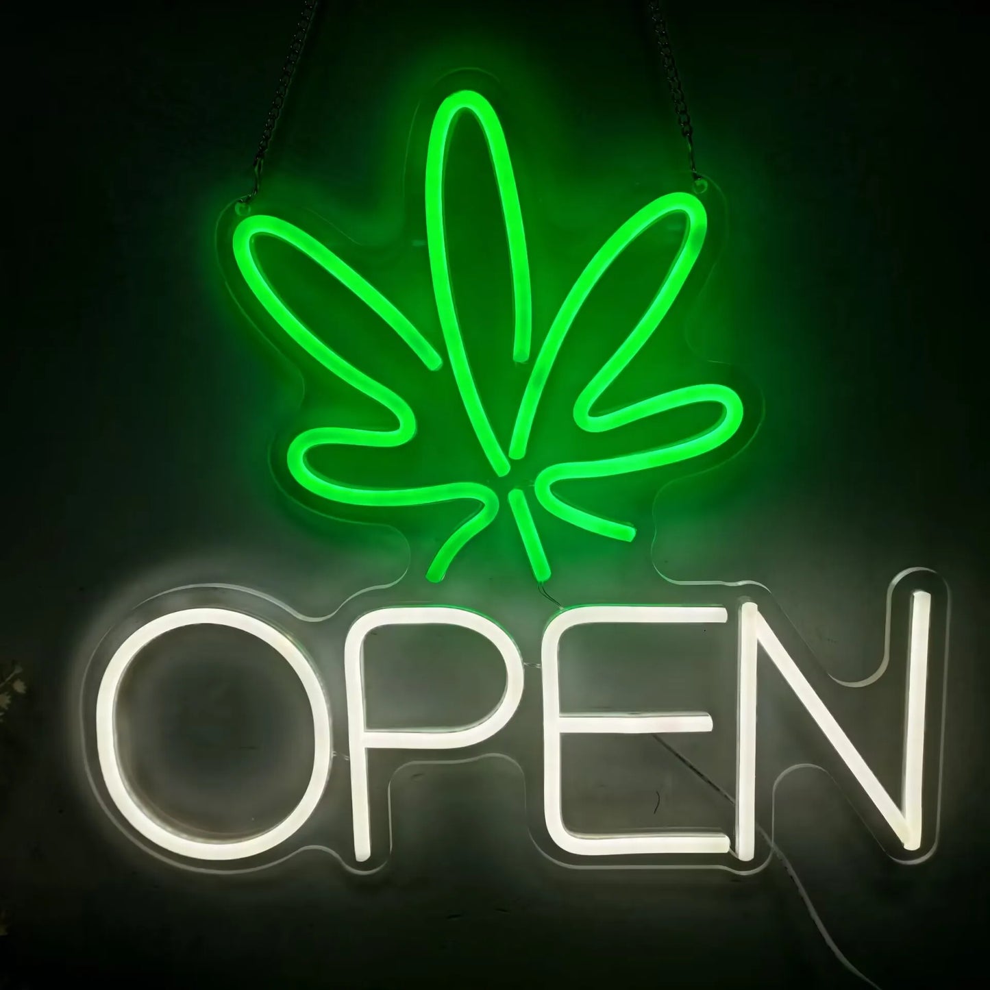 LED Open Neon Sign USB Bright Neon Light Sign for Business Switch Cloud Stores Restaurants Offices Shops Storefronts Decor Gift