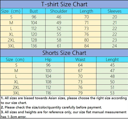 Mens Tracksuit Print Casual Training Clothing Outdoor Fitness Sports Jogging Streetwear 2026 Single Piece T-shirt Shorts Summer