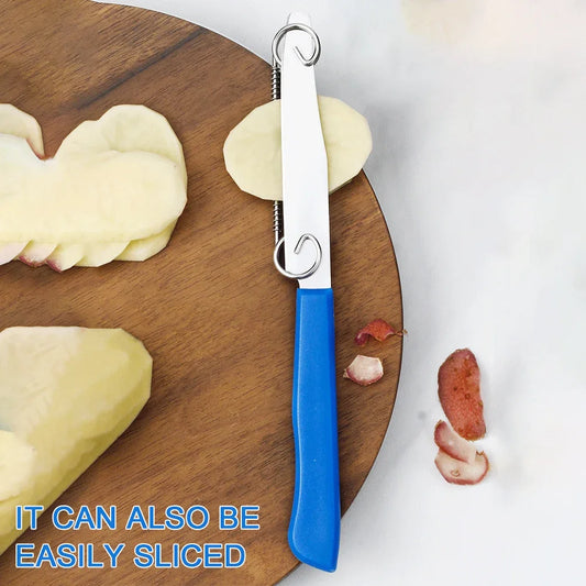 2 in 1 Kitchen Peeler Vegetable Fruit Peelers Quick Slicing Cutter with Spring Potato Shredder Carrot Peeler Kitchen Gadgets