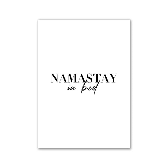 Canvas Painting Quotes Letters Wall Art Kitchen Posters and Prints Ofiice Black and White Wall Pictures for Living Room