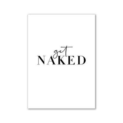 Canvas Painting Quotes Letters Wall Art Kitchen Posters and Prints Ofiice Black and White Wall Pictures for Living Room