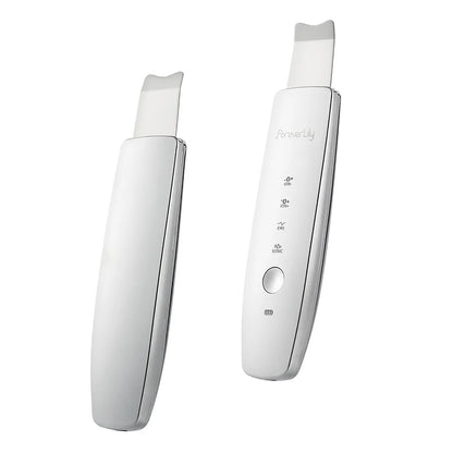 6 in 1 EMS Ultrasonic Skin Scrubber ION LED Photon Skin Lifting Massager Face Spatula Blackhead Remover Facial Deep Cleansing
