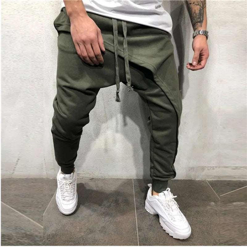 Men Cargo Pants Streetwear  Hip Hop Track Pants Male Medieval Pant Fashion Trousers Multi Colors Pocket Pants Sweatpants