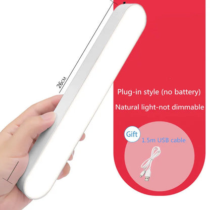 Desk Lamp USB LED Light Computer Desk Rechargeable Lamp Magnetic Office Study Reading Stand Light For Bedroom