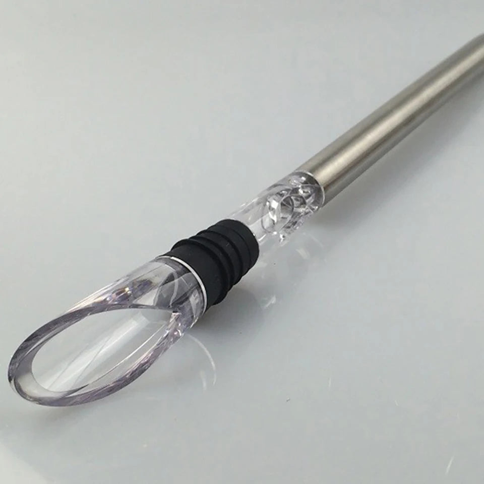 Ice Wine Chiller Rushed Ice Bucket Stainless Steel Barware Wine Pourer Bottle Stick Rapid Iceless Perfect Kitchen Bar Accessorie