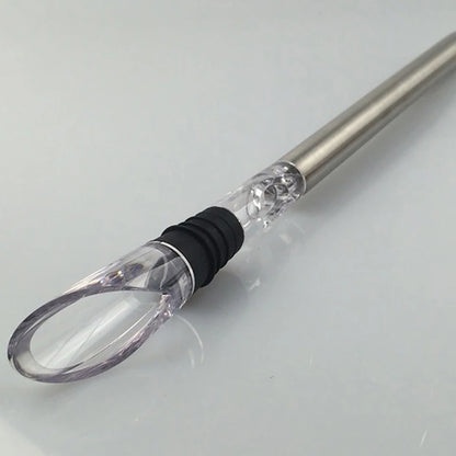 Ice Wine Chiller Rushed Ice Bucket Stainless Steel Barware Wine Pourer Bottle Stick Rapid Iceless Perfect Kitchen Bar Accessorie