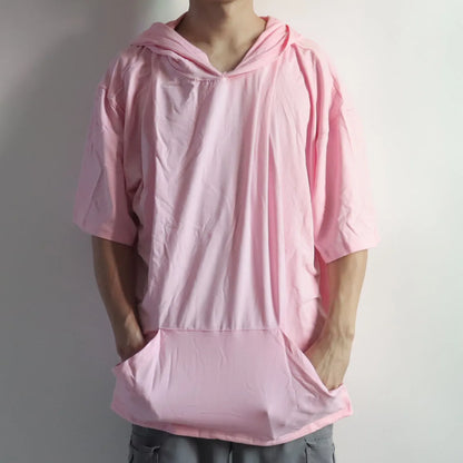 Summer Oversized Hoodie Men 9XL Bust 150cm 5XL 6XL 7XL 8XL Cotton Large Size Sweatshirts