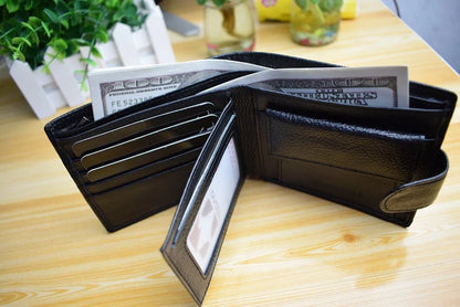 Men's wallet made of genuine leather wallet Short Hasp carteira masculina Purse 2024 luxury male billetera hombre erlek czdan