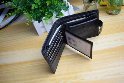 Men's wallet made of genuine leather wallet Short Hasp carteira masculina Purse 2024 luxury male billetera hombre erlek czdan