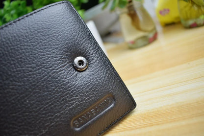 Men's wallet made of genuine leather wallet Short Hasp carteira masculina Purse 2024 luxury male billetera hombre erlek czdan