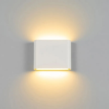 Nordic LED Wall Lamp 12W Outdoor Indoor Wall Light Aluminium Modern Night Light for Bedroom Balcony Garden Decoration