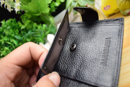 Men's wallet made of genuine leather wallet Short Hasp carteira masculina Purse 2024 luxury male billetera hombre erlek czdan