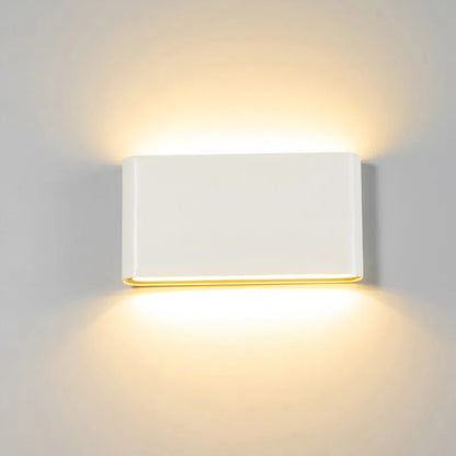 Nordic LED Wall Lamp 12W Outdoor Indoor Wall Light Aluminium Modern Night Light for Bedroom Balcony Garden Decoration
