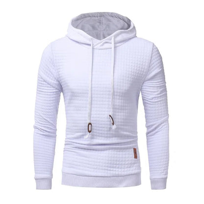 Hoodies Men 2025 Long Sleeve Casual Pullover Hooded Sweatshirt Mens White Hoodie Tracksuit Sweat Coat Sportswear Plus Size S-3XL