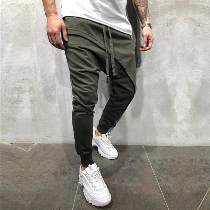 Men Cargo Pants Streetwear  Hip Hop Track Pants Male Medieval Pant Fashion Trousers Multi Colors Pocket Pants Sweatpants