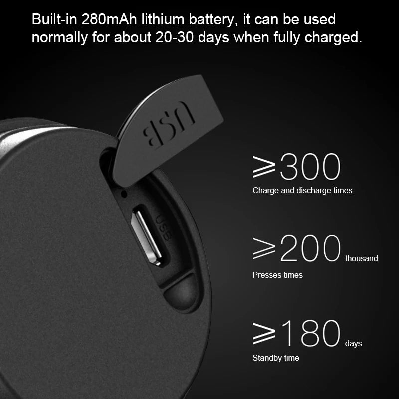 Bicycle Electric Bell USB Rechargeable MTB Scooter Road Bike Handlebar Horn 4 Modes Sound Alarm Ring Bell Cycling Accessories