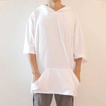 Summer Oversized Hoodie Men 9XL Bust 150cm 5XL 6XL 7XL 8XL Cotton Large Size Sweatshirts