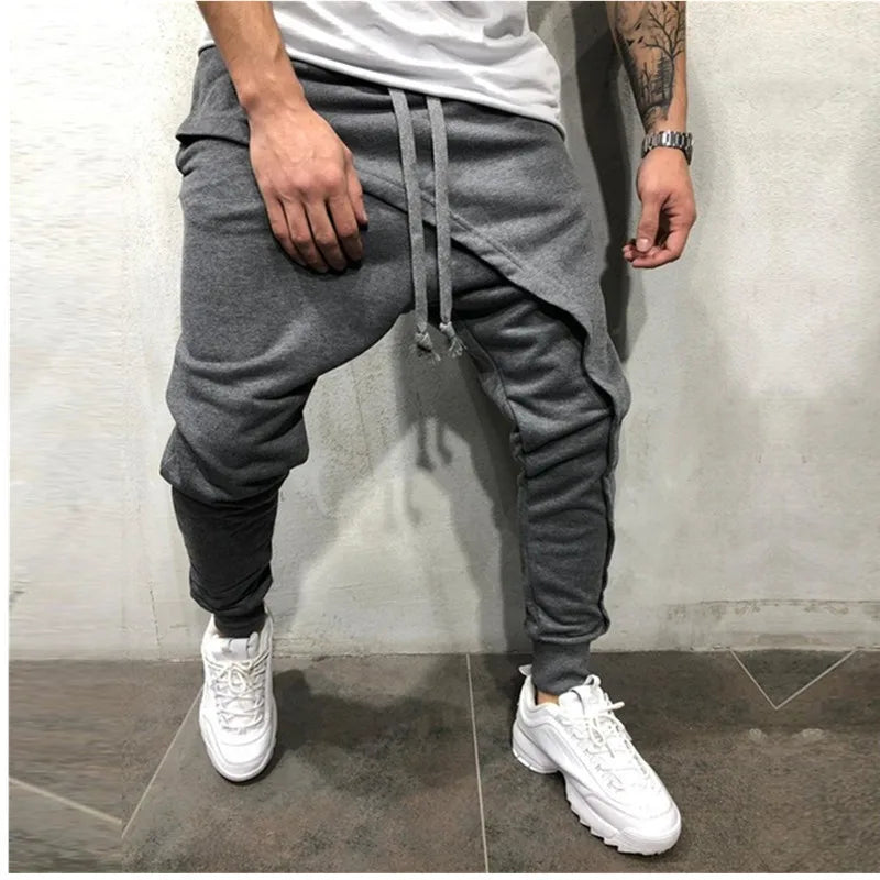 Men Cargo Pants Streetwear  Hip Hop Track Pants Male Medieval Pant Fashion Trousers Multi Colors Pocket Pants Sweatpants