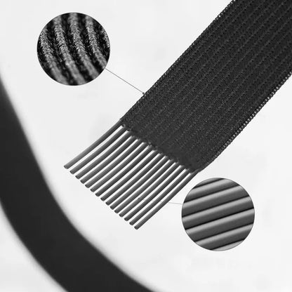 5Meters Sewing Elastic Band Heavy Stretch High Elasticity Knit Elastic Band for Sewing Waistband Elastic White black 10-60MM