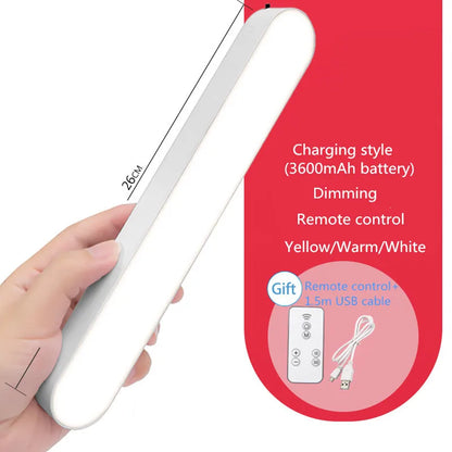 Desk Lamp USB LED Light Computer Desk Rechargeable Lamp Magnetic Office Study Reading Stand Light For Bedroom