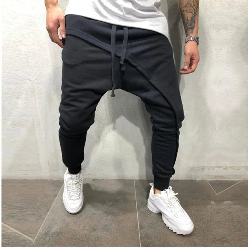 Men Cargo Pants Streetwear  Hip Hop Track Pants Male Medieval Pant Fashion Trousers Multi Colors Pocket Pants Sweatpants