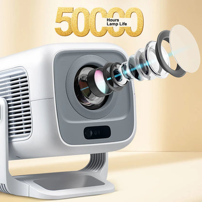 PROGAGA PG370 1080P Full HD Projector For Movie WiFi Android Projector 4K PG370 Smart TV Home Theater Mini Portable Video Beamer