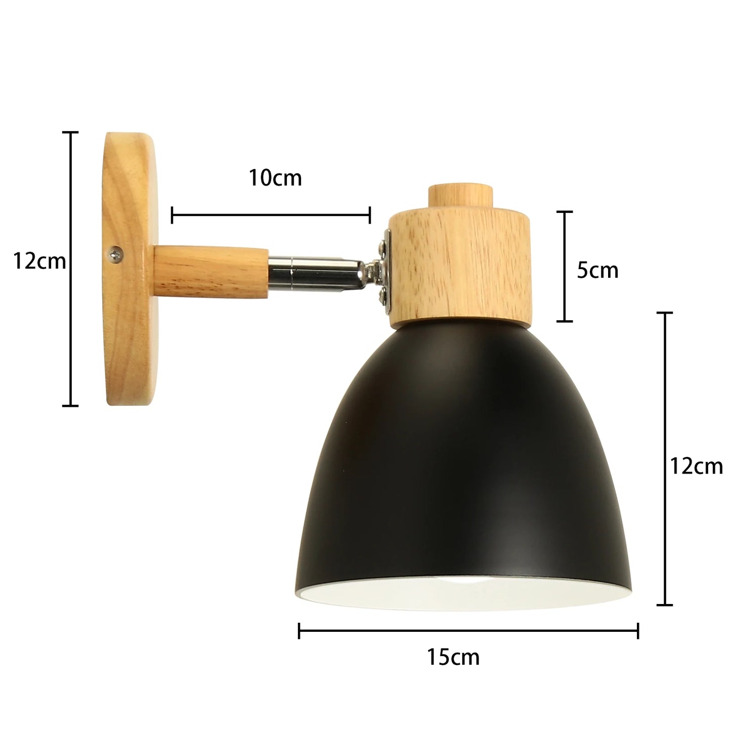 Nordic LED Wall Lamp Wood Creative Lighting Fixture Guest Room Balcony Staircase Sconce Bedroom Bedside Decor Light chandelier