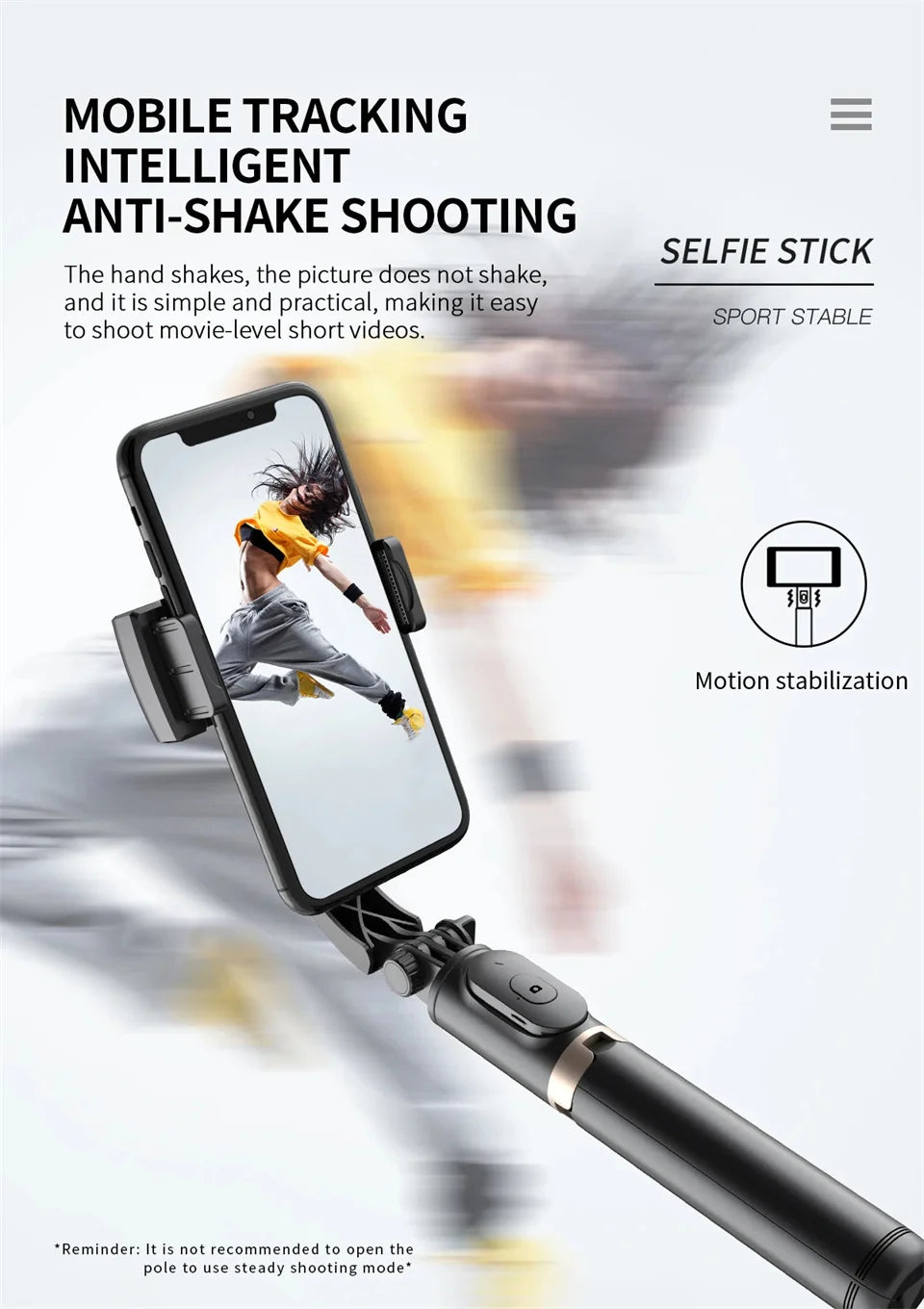 Handheld Gimbal Stabilisateur Estabilizador Selfie Stick Smartphone Action Kameralar Bluetooth Tripod For Live Broadcast