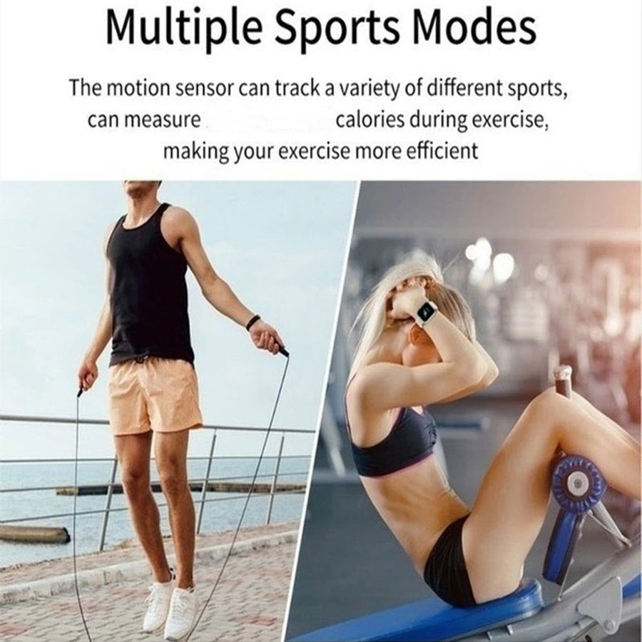 Smart Watch Women Men Music Control Bluetooth Calories Fitness Monitor Smartwatch Running Tracker Sport Bracelet For Android IOS