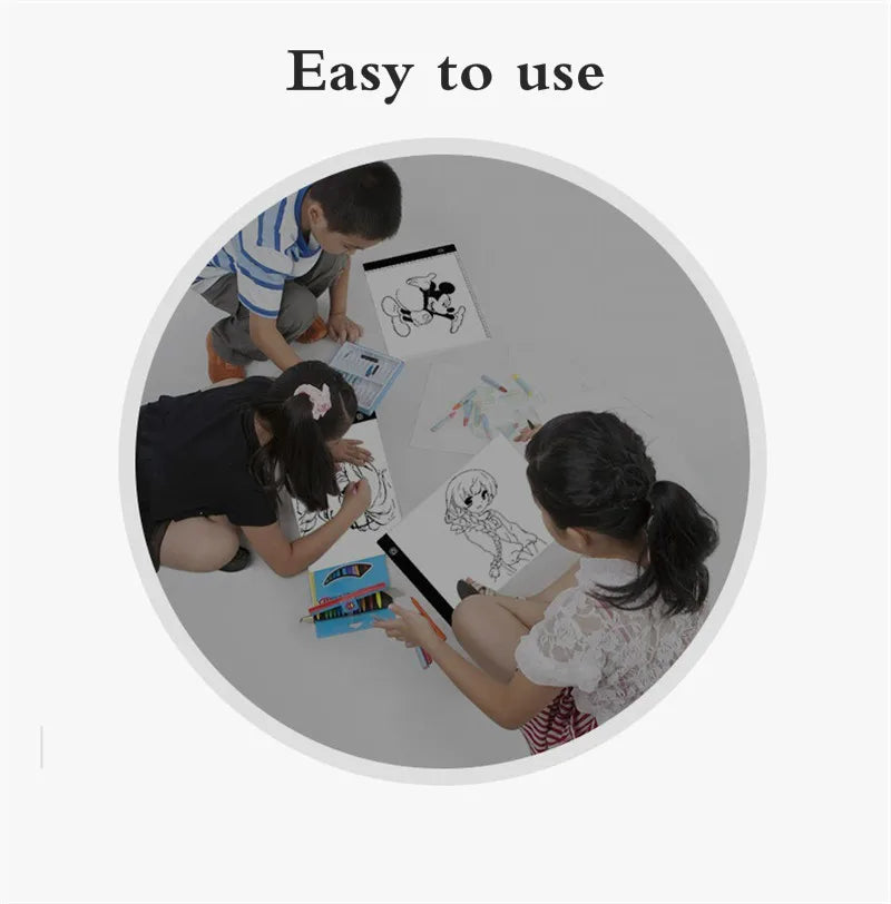 LED Photocopying Table Drawing Board Children's Light-transmitting Copying Table Brightness Adjustable Copy Board Painting Toys