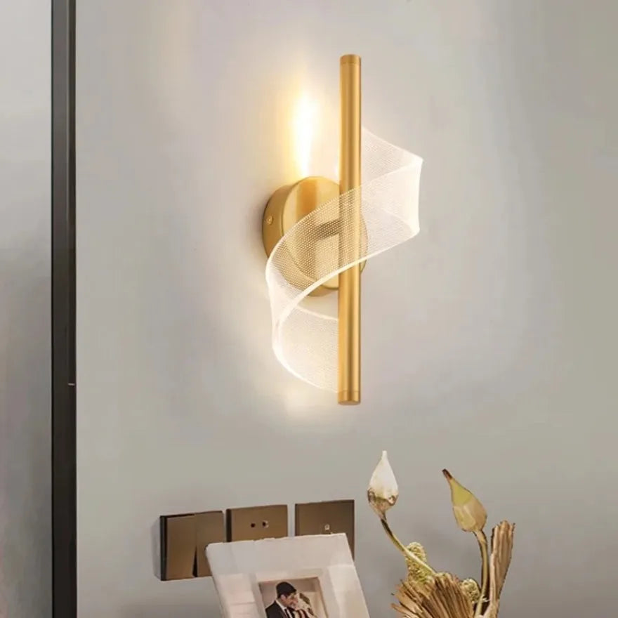 Nordic LED Wall Lights Modern Luxury and Minimalist Home Lights Living Room Bedroom Study Balcony Interior Decoration Lighting