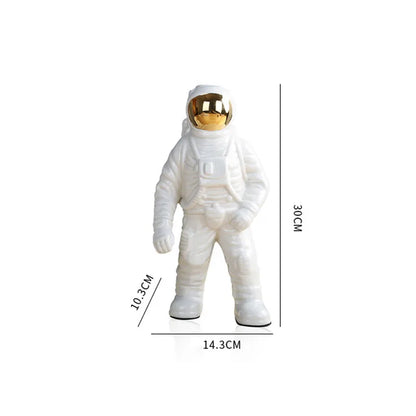 European Ceramic Vase Handwork Astronaut Living Room Modern Ornaments Office Desktop Flower Vases Creativity Home Decoration