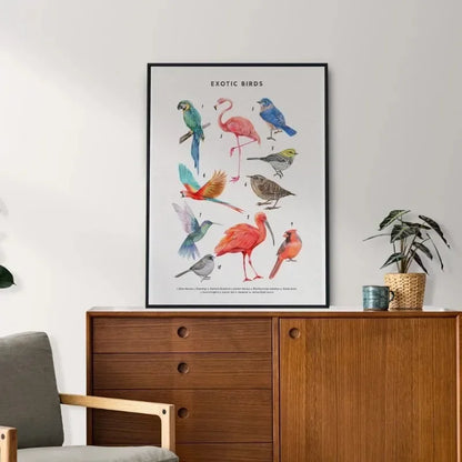Canvas Painting Wall Art Educational Illustration Prints Poster Animals Plants Insect Fruits Chart Nursery Kids Room Home Decor