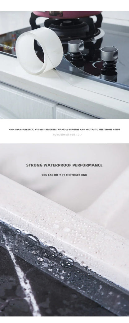 Waterproof and Stain-Resistant Nano Tape: Easy Apply to Seal Pools, Kitchens, for Home & Restaurant Use on Various Surfaces