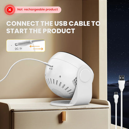 2025 Newest Planetarium Galaxy Star Projector Pro Version, 360° Rotation with Speed Change, HD Image LED Light for Room Ceiling