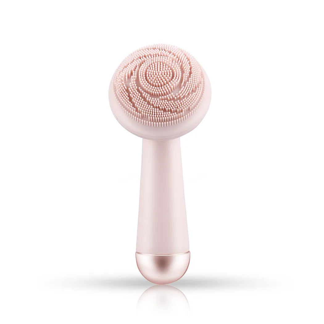 Rechargeable Electric Silicone Facial Cleansing Brush – Waterproof Vibration Massage Tool for Deep Pore Cleansing