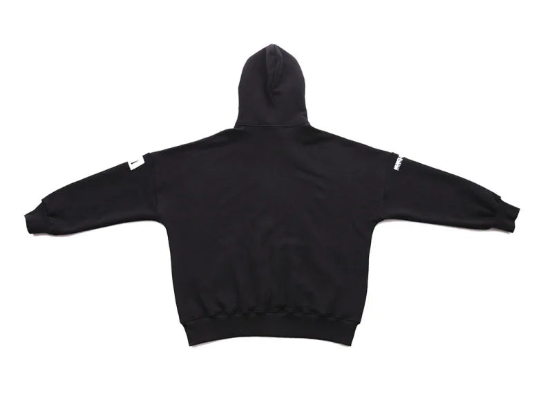 Men's Gym Muscle Fitness Oversized Hoodies Sports Casual Jacket Running Training Clothing Loose Zipper Hooded Coat Sweatshirt