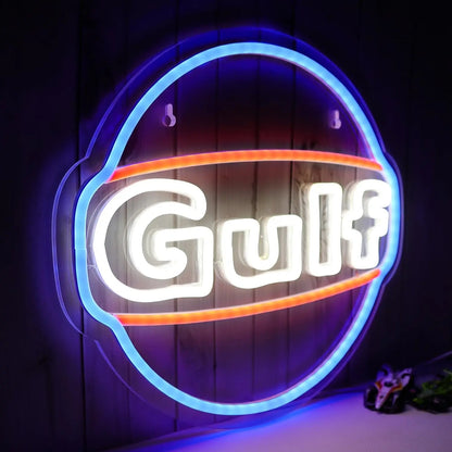 1 neon light is used for garage decoration, LED signs for bar cave wall decoration, lubrication store display lighting.