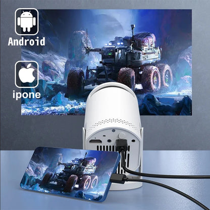 Mini Projector Native  3D Stereo Sound Multi-function Console Outdoor With Bluetooth Home Theater Cinema Portable Projectors