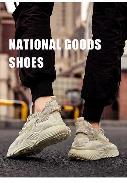 Men Sneakers 2026 Men Tennis Shoes New Fashion Spring and Summer Leisure Walking and Running Breathable Flat Bottom Gym Sports