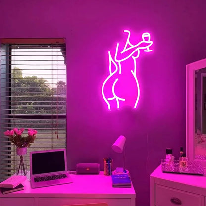 LED Neon Sign USB Powered Neon Signs for Wall Decor Aesthetic for Game Room Man Cave Bedroom Club Party Bar Shop Nightlight
