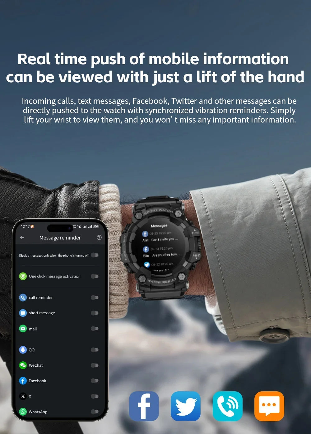 Fitness Tracker Smart Watch for Men Heart Rate Monitor Blood Pressure Smart Watch Suitable for Android IOS
