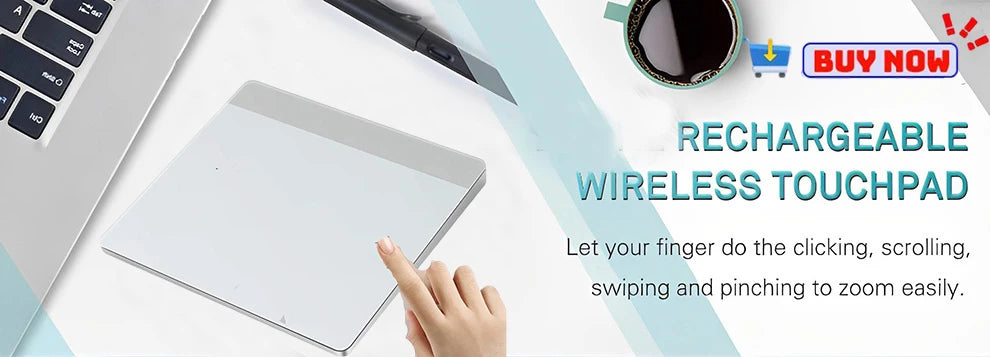 Foldable Bluetooth Keyboard with Touchpad Wireless Folding Keyboard with PU Leather for iOS Android Windows,Support 3 Devices