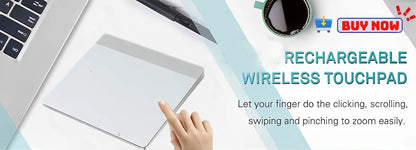 Foldable Bluetooth Keyboard with Touchpad Wireless Folding Keyboard with PU Leather for iOS Android Windows,Support 3 Devices