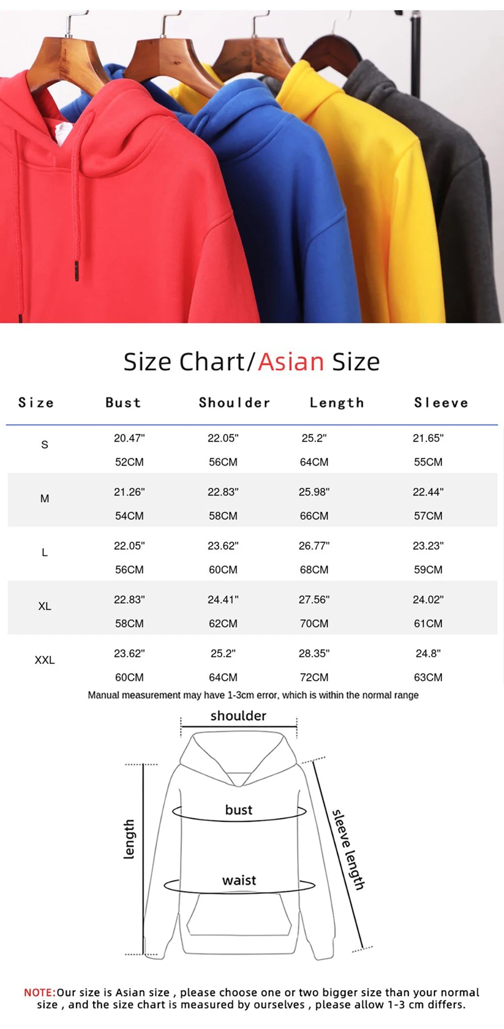 Men's Hoodies Brand Oversize Sweatshirts Soft Loose Tracksuit Never Give Up Print Autumn Winter  Fleece Pullover Hooded  Men's