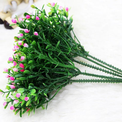 Artificial Plant Vivid Realistic Appearance Photo Props Home Decoration Fake Greenery Grass Ivy Leaf Wreath Silk For Living Room